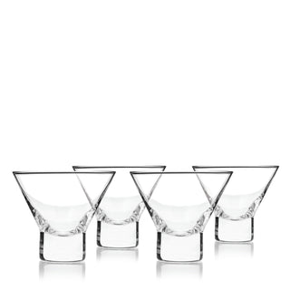IMPRESS FRIENDS AND GUESTS – Give this unique martini glassware as a gift to craft cocktail lovers, gifts for Father’s day, or wedding gifts. Or pair these glasses with a shaker and your favorite gin for a gift that really stands out from the crowd!
