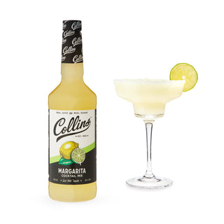 CRAFT COCKTAILS, NO CRAFTING REQUIRED - Collins supplies cocktail drinkers with quality staples for their home bar. Formulated with professional bartenders, Collins mixers are made with real juice and real sugar. Enjoy a quality drink at home!