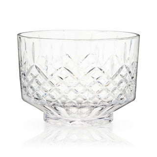 PLENTY OF ROOM FOR PUNCH! HOLDS OVER 2.5 GALLONS - This punch bowl features enough space for gallons of punch plus ice, garnishes, and other fun additions. Measures 10.5” across and 7.5” tall and is dishwasher safe for easy cleaning.
