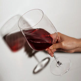 DISHWASHER SAFE RED WINE GLASSES SET OF 4: Dishwasher-safe design makes these glasses for red wine practical as well as beautiful—this glassware is easy to clean. For best results, rinse thoroughly to avoid soap residue and polish this glassware set by hand with a soft cloth.