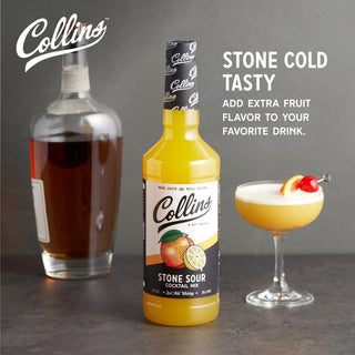 MADE USING REAL ORANGE AND LEMON JUICES WITH REAL SUGAR - No high fructose corn syrup here! Collins Stone Sour Mix contains real orange juice and real sugar, which is the key to the extra-fruity depth of this sweet and sour cocktail mix.