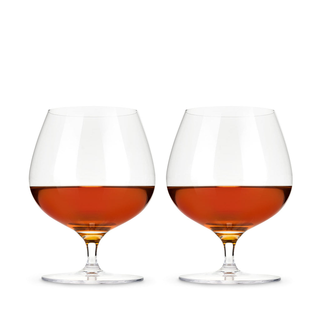 LUXU Crystal Brandy Snifter,Modern & Unique Stemmed Brandy Glasses,Premium  Cognac Snifter for Scotch & Bourbon & Whiskey and Spirits, Lead-Free Beer