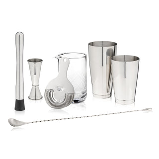 ELEVATED ESSENTIALS - This cocktail making set is way better than your average bar basics. Upgrade your home bar with all the bar tools you need to craft your favorite drinks. From martinis to mojitos, show off your bartending skills with stylish tools.
