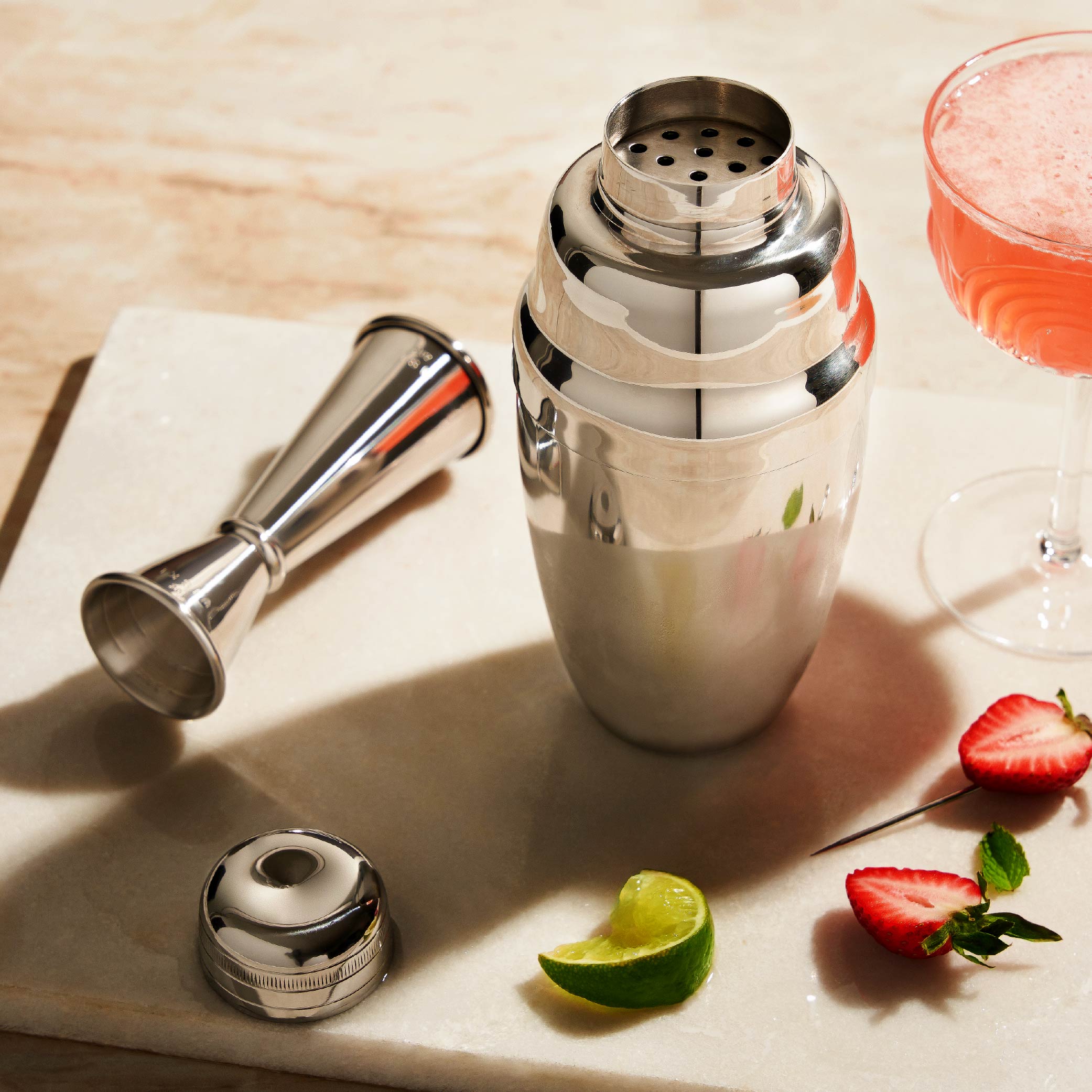 Viski Hawthorne and Bartending Strainer - Stainless Steel Bar