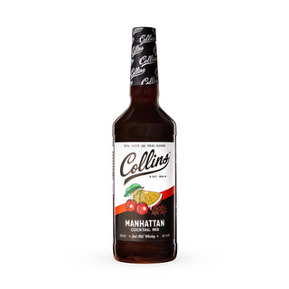 YOU DESERVE THE PERFECT MANHATTAN COCKTAIL - Each part of the iconic Manhattan cocktail needs to be perfectly balanced. Crafted with real brown sugar, with a touch of orange and cherry juice, Collins Manhattan kit Mix takes the guesswork out of mixology.