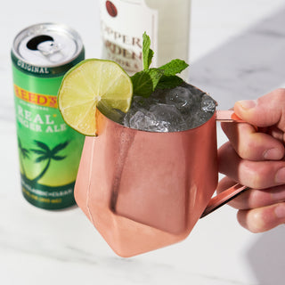 PERFECT FOR MOSCOW MULES OR EGGNOG - Serve up a Moscow Mule (or Kentucky Mule, if you prefer bourbon to vodka) in this beautiful copper mug. Or fill with your favorite eggnog, hot buttered rum, or spiked hot chocolate for a festive holiday treat.