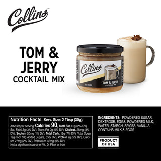 CRAFT COCKTAILS FOR HOME BARS - Collins supplies cocktail drinkers with quality staples for home bars. Formulated with professional bartenders, Collins mixers and garnishes are made with real ingredients for real cocktails. Enjoy a quality drink at home!