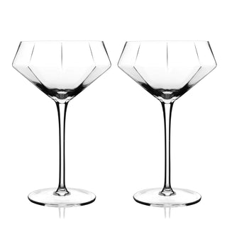 ELEGANT GIFT FOR MARTINI LOVERS – Impress the cocktail lover or mixologist in your life with these contemporary yet classic martini glasses. These thick stem martini glasses make the perfect Christmas, birthday, anniversary, or housewarming gift.