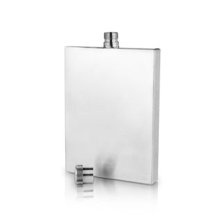 SLIP INTO YOUR POCKET - This whiskey flask, stainless steel design, can be slipped into any pocket. Slip a slim alcohol flask into a pocket, dress jacket, or small purse. This sneaky flask can be used camping, at the movies, concerts, and more.