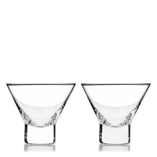 IMPRESS FRIENDS AND GUESTS – Give this unique martini glassware as a gift to craft cocktail lovers, gifts for Father’s day, or wedding gifts. Or pair these glasses with a shaker and your favorite gin for a gift that really stands out from the crowd!