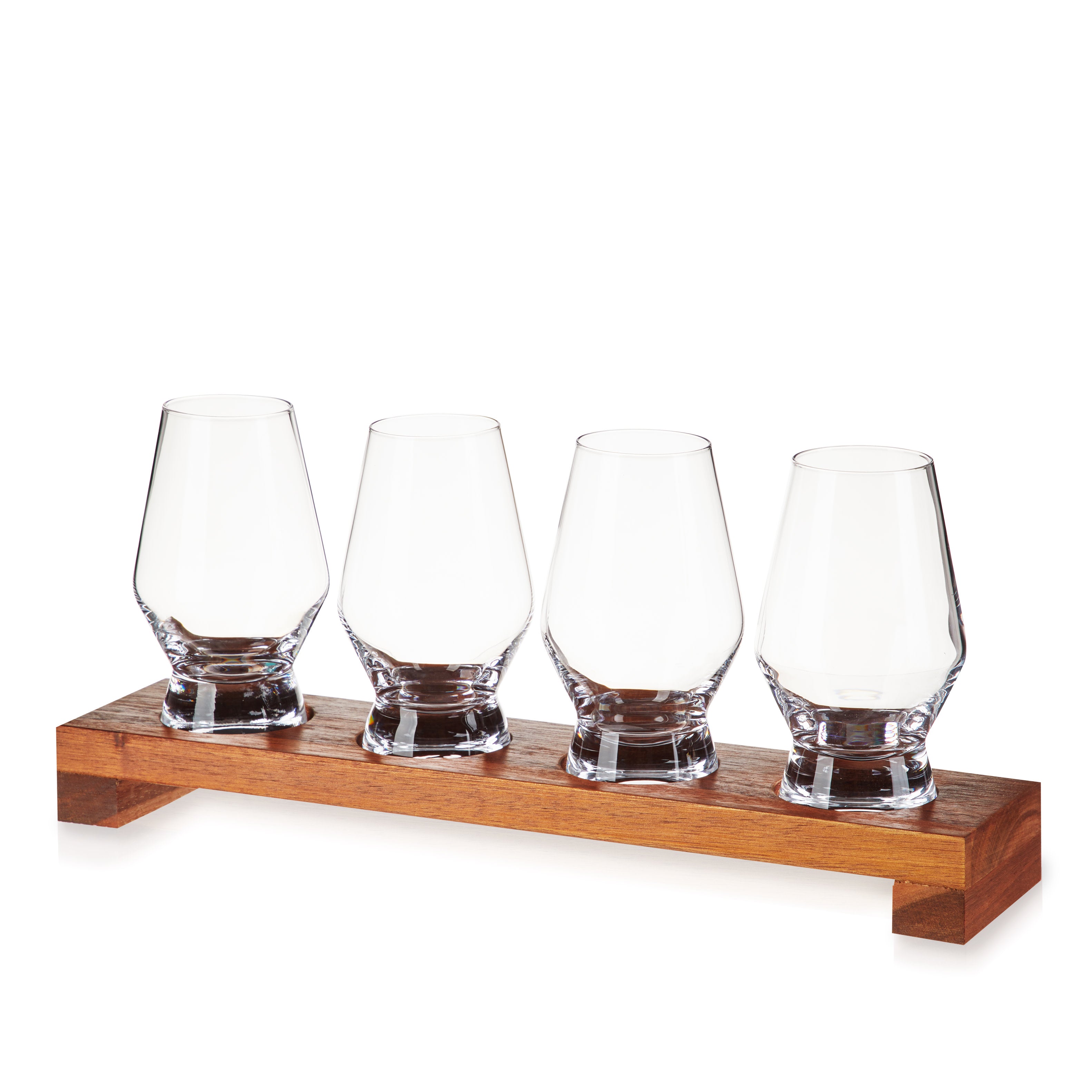 Whiskey Glasses Set of 6 with Serving Tray | Wooden Tray with Whiskey  Crystal Glasses | Rustic Wood Whiskey Server | Bar Glass Holder | Whiskey  Glass