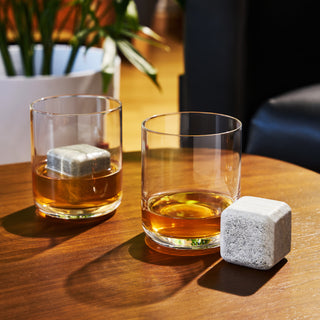 BEAUTIFUL, NATURAL MATERIALS - These large soapstone cubes with rounded corners to prevent chipping are better than an ice tray. Just chill in the freezer and drop them in your craft cocktails, liquor, and more for a stylish solution to weak, warm drinks.