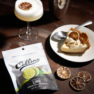 COCKTAIL GARNISH – These dehydrated lime slices are perfect for adding a zesty, tangy finish to any cocktail, boosting both flavor and presentation.