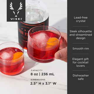 Raye Crystal Negroni Glasses Set of 2