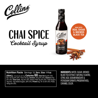 Chai Spice Cocktail Syrup, 12.7 oz