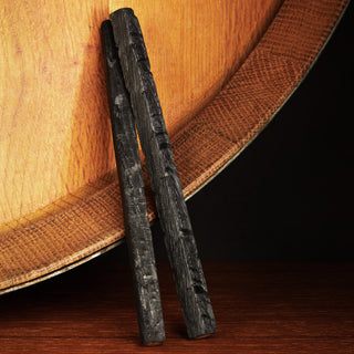 REFILL OF TWO CHARRED OAK STICKS - Charred oak aging sticks fit right in the stopper/pourer of the refillable Viski Kit. Each stick is good for one aging use of up to 6 weeks. Used sticks can be used for barbecue smoking and even craft brewing.
