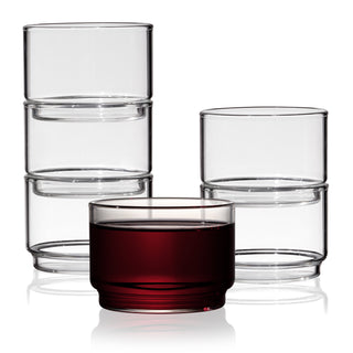 DRINKING GLASSES FOR ANY OCCASION - The Bodega glasses are the perfect drinking glasses for everyday sipping or serving wine at dinner parties. The contemporary silhouette makes them an ideal aesthetic drinking glass for most home decor styles.