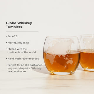 GREAT GIFT FOR A WHISKEY LOVER WHO HAS EVERYTHING - If you know a whiskey enthusiast who has all of the glencairns, whiskey glasses and rocks glasses they can handle, get them a unique spin on spirits serveware with this fun glassware set.