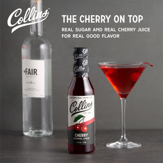 MADE WITH REAL CHERRY JUICE AND REAL SUGAR - Ditch fake flavor and use the real deal. Tart cherry juice and real sugar give this cherry drink syrup the flavor of summer. Try using instead of cherry juice for cocktails or as grenadine syrup. 