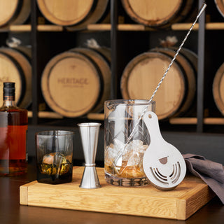 SHOW OFF YOUR BARTENDING SKILLS - Mix up cocktails in style thanks to the trendy the Japanese style jigger and the smooth motion of the weighted barspoon. Try layering drinks using the back of the bar spoon and the twisted stem.