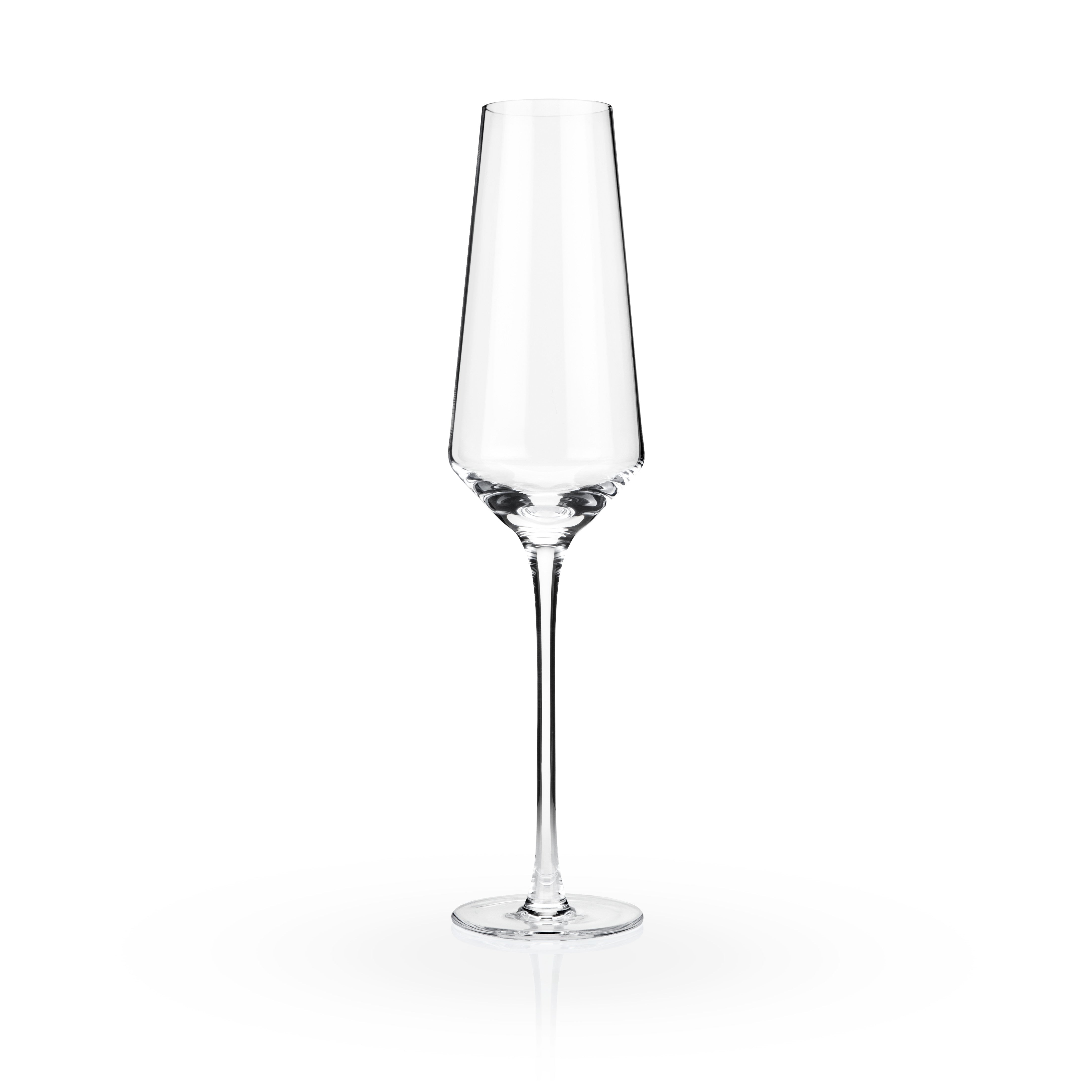 Family Crest Champagne Flutes (Set of 2) – Healy Glass Artistry
