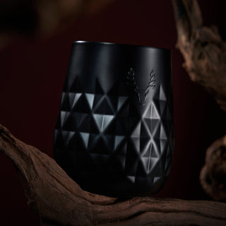 INSULATED WINE TUMBLER WITH UNIQUE FACETED SHAPE - Get the utility of insulated tumblers with the elegance of faceted crystal. These stainless steel outdoor wine glasses ensure that you can enjoy drinks on the patio worry-free.