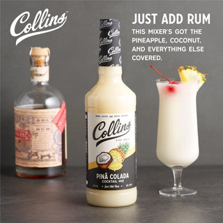 MADE WITH REAL PINEAPPLE JUICE AND REAL SUGAR - No high fructose corn syrup here! Juicy, sweet pineapple pairs perfectly with natural coconut to create the best pina colada drink mix. Enjoy the rich tropical flavor of the classic pina colada at home.
