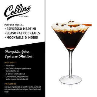 Pumpkin Spice Espresso Martini Cocktail Mix, 12.7 oz