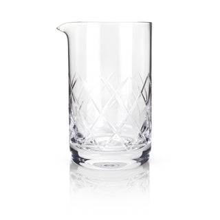 CLASSY ADDITION TO YOUR HOME BAR - This cut crystal mixing glass adds gravitas to your bart cart, and is perfect for the mixologist who has it all. Enjoy glassware that speaks volumes about the quality of your cocktails.