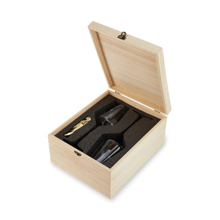 THE PERFECT GIFT BOX FOR WINE LOVERS – If you’re looking for wooden wine boxes to gift a friend, this stemmed bordeaux glass set is the perfect choice. The stainless steel corkscrew with gold plating completes the gift box.