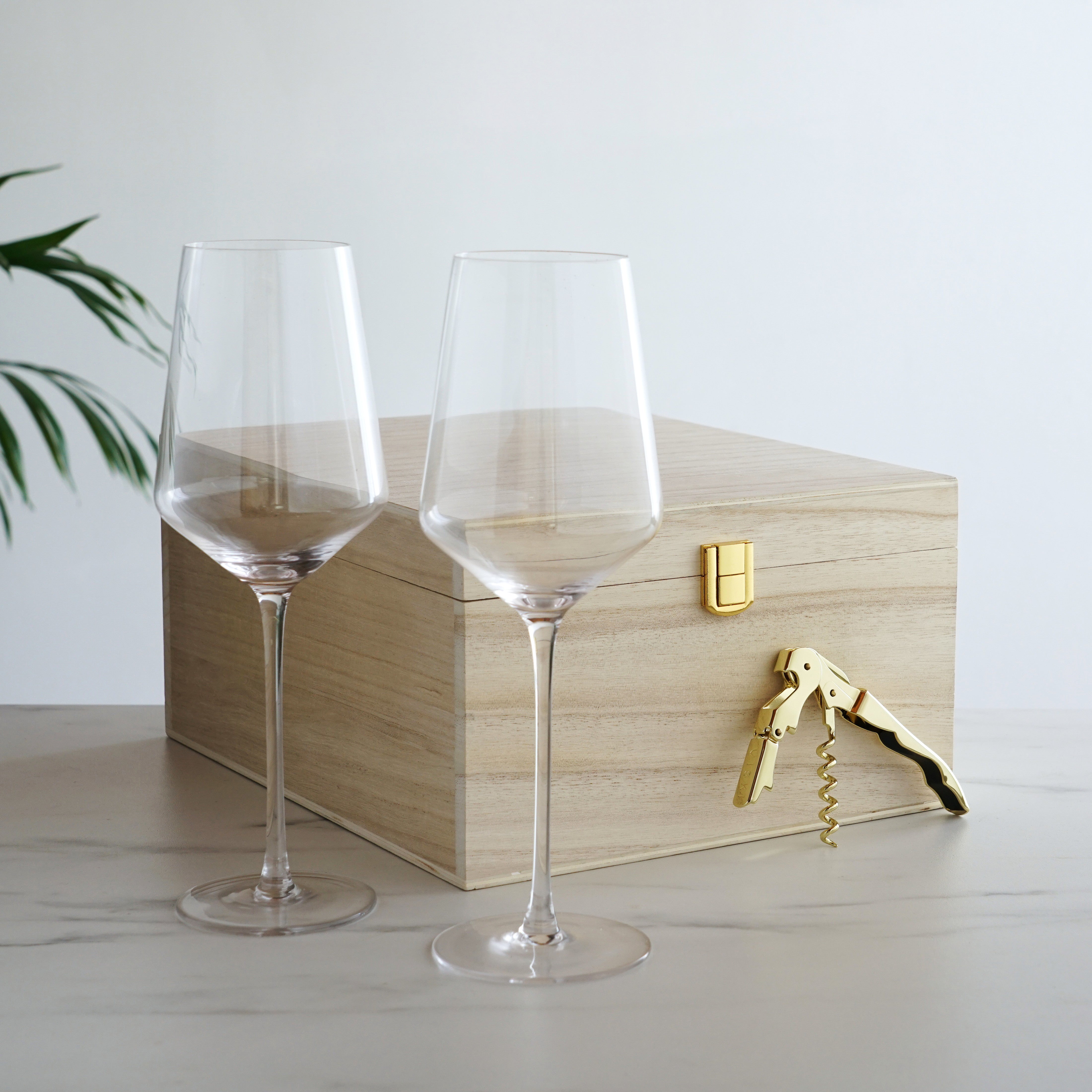 Angled Crystal Burgundy Glasses by Viski – Uptown Spirits
