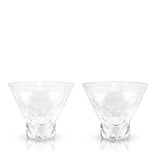 IMPRESS FRIENDS AND GUESTS WITH ELEGANT GLASSWARE – Give this unique martini glassware as a gift to craft cocktail lovers, gifts for dad on Father’s day, or wedding gifts. Or pair these eye-catching glasses with a shaker and your favorite gin!