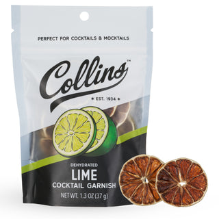 1.3OZ OF LIME SLICES – Discover a resealable pouch of premium dehydrated lime slices that enhance a wide range of cocktails while seamlessly fitting with your home bar essentials.