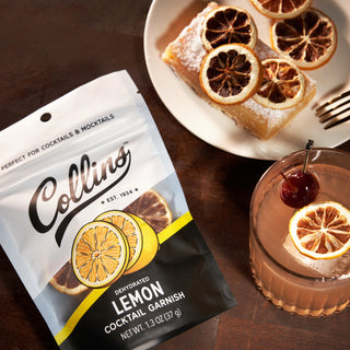 COCKTAIL GARNISH – These dehydrated lemon slices are perfect for adding a bright, tangy finish to any cocktail, boosting both flavor and presentation.