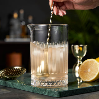 Viski Pedestal Cocktail Mixing Glass, Bartender and Bar