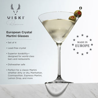 STRIKING CRYSTAL DESIGN – From graceful decanters to stylish coupes, Viski is dedicated to elegant design. Each collection explores a timeless bar style such as Art Deco or mid-century modern for a refined addition to your home bar. 