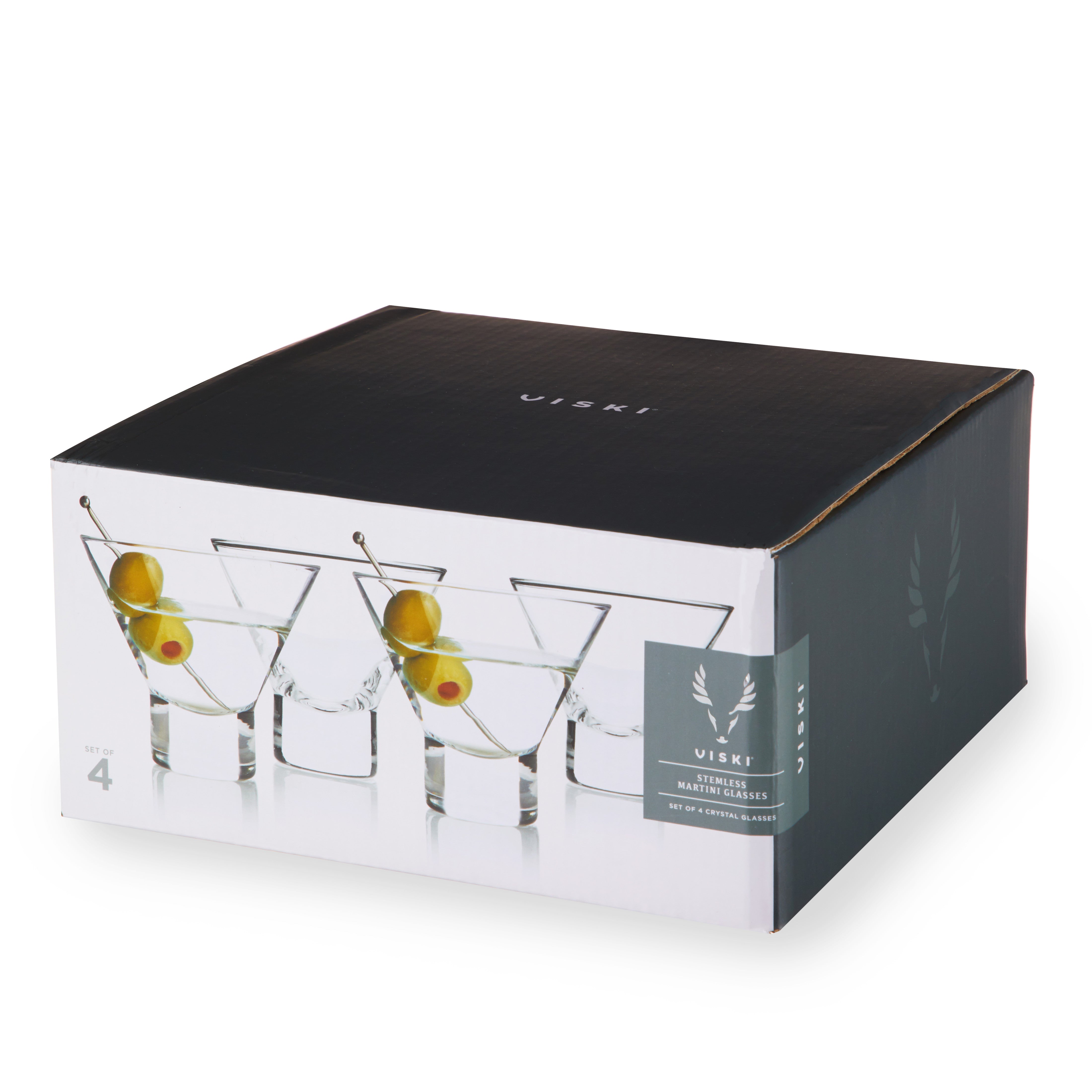 Set van 4 Stapelbare Glazen Lichaam – Bruin | Doiy Design Set van 4 Stapelbare Glazen Lichaam – Bruin | Doiy Design