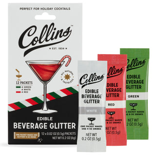 Cocktail Edible Glitter in Holiday Variety, 0.2 oz
