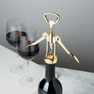 SERVE WINE WITH EASE – Non-stick coated worm uncorks bottles with one smooth motion, while the lever is much easier to use than other corkscrews. Impress guests with your flawless bottle-opening technique.