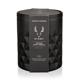 Paragon Stainless Steel Rocks Tumbler in Obsidian