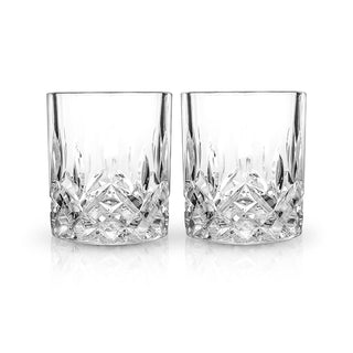 IMPRESS FRIENDS AND GUESTS WITH ELEGANT GLASSWARE – Give this set of whiskey tumblers as a gift to whiskey lovers, gifts for Father’s day, or groomsmen gifts. Impress visitors by sharing a pour of Scotch in high-quality crystal lowball glasses.