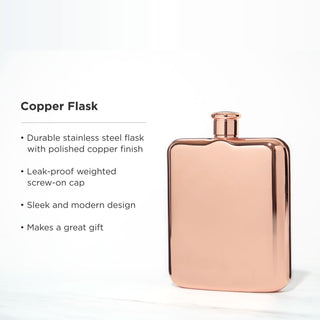  SLIP INTO YOUR POCKET - This sleek groomsman flask can be slipped into any pocket. The curved design provides added comfort when positioned against the thigh. The flask can be used at home, at the office, while camping, at the movies, and more. 