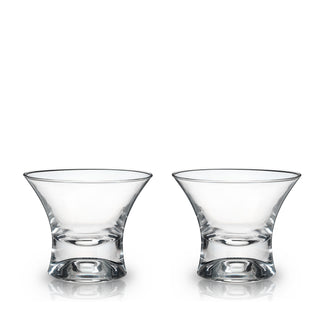 IMPRESS FRIENDS AND GUESTS WITH ELEGANT GLASSWARE – Give this unique Manhattan glassware as a gift to craft cocktail lovers, gifts for Father’s day, or wedding gifts. Or pair these eye-catching glasses with a shaker and your favorite whiskey!