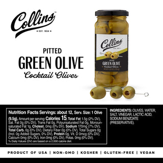 Pitted Olives 4.25 oz