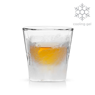 REAL DOUBLE WALLED GLASS - No plastic or silicone here. Just real glass that you can freeze. Freeze the cooling gel in your freezer, or just chill it in the fridge for a lighter cooling effect that may be perfect for your more subtle whiskies.