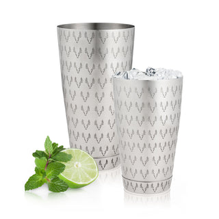 DISHWASHER SAFE SHAKERS FOR YOUR HOME BAR - These sturdy shaker tins add style to your bar cart and are perfect for aspiring mixologists building their bar tool collection. Enjoy a durable cocktail shaker set for the perfect bartender kit.