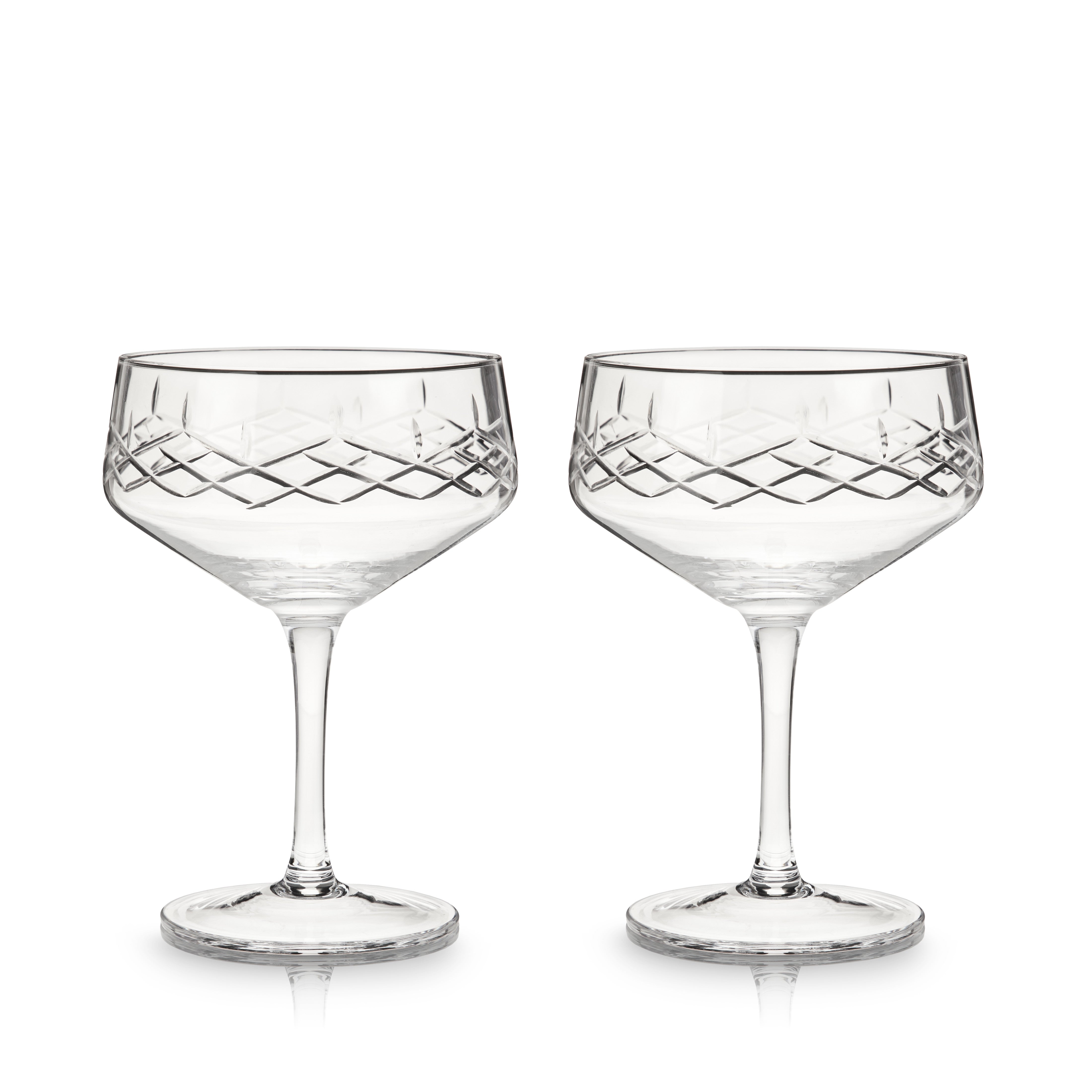 Crystal-Stemmed Cocktail Glasses – Greatfool