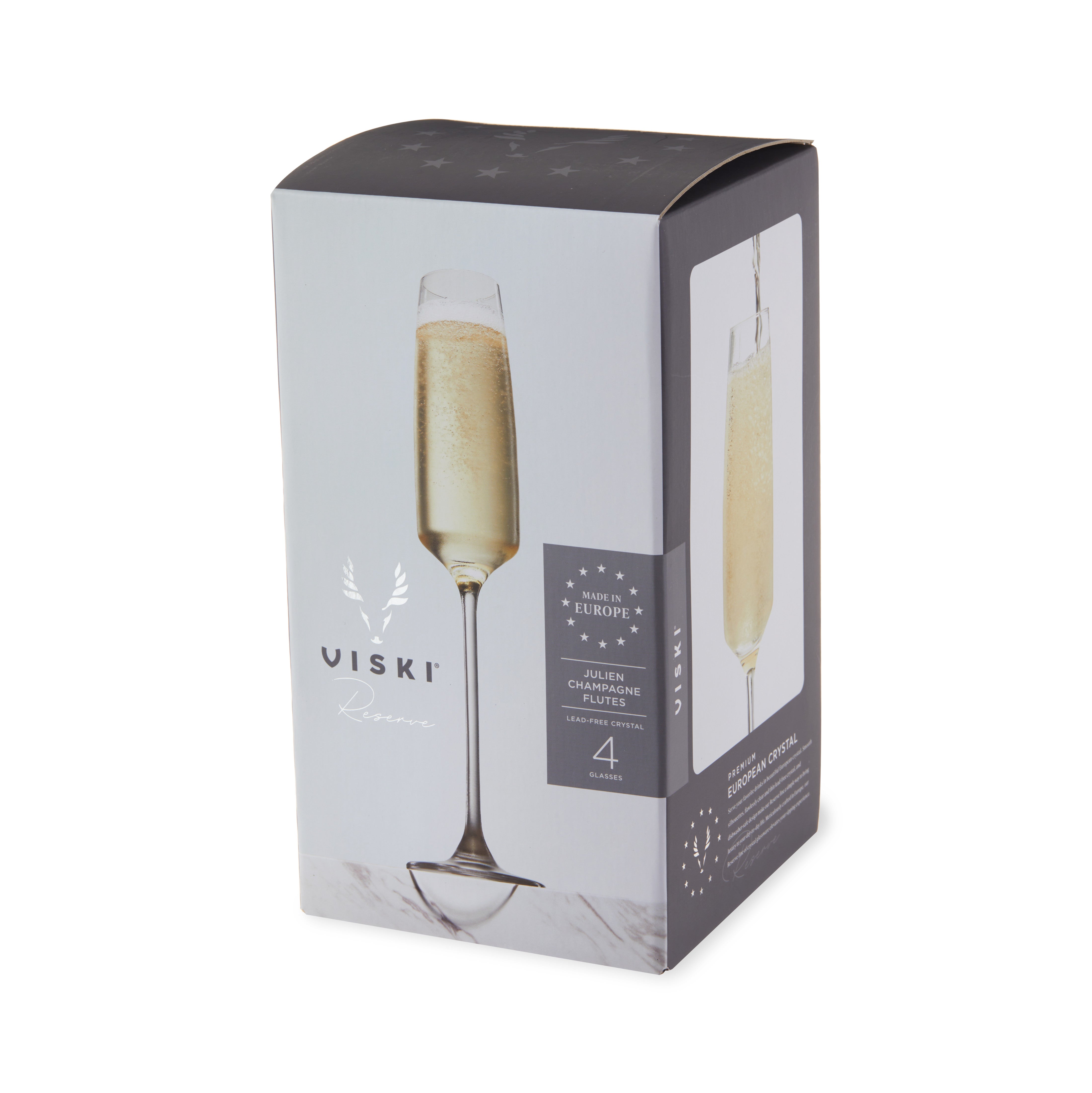 Olympia Champagneglazen | MODALE | Kristalglas | 21.5cl | 6 Stuks Olympia Champagneglazen | MODALE | Kristalglas | 21.5cl | 6 Stuks