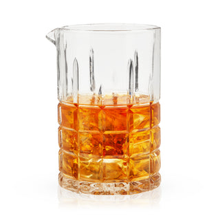 DESIGNED FOR EXPERT BARTENDING - This 550 ml lead free crystal mixing glass is designed and sized to match professional grade equipment used by bartenders. You wouldn't be surprised to see this bar accessory in use at the finest cocktail lounges.
