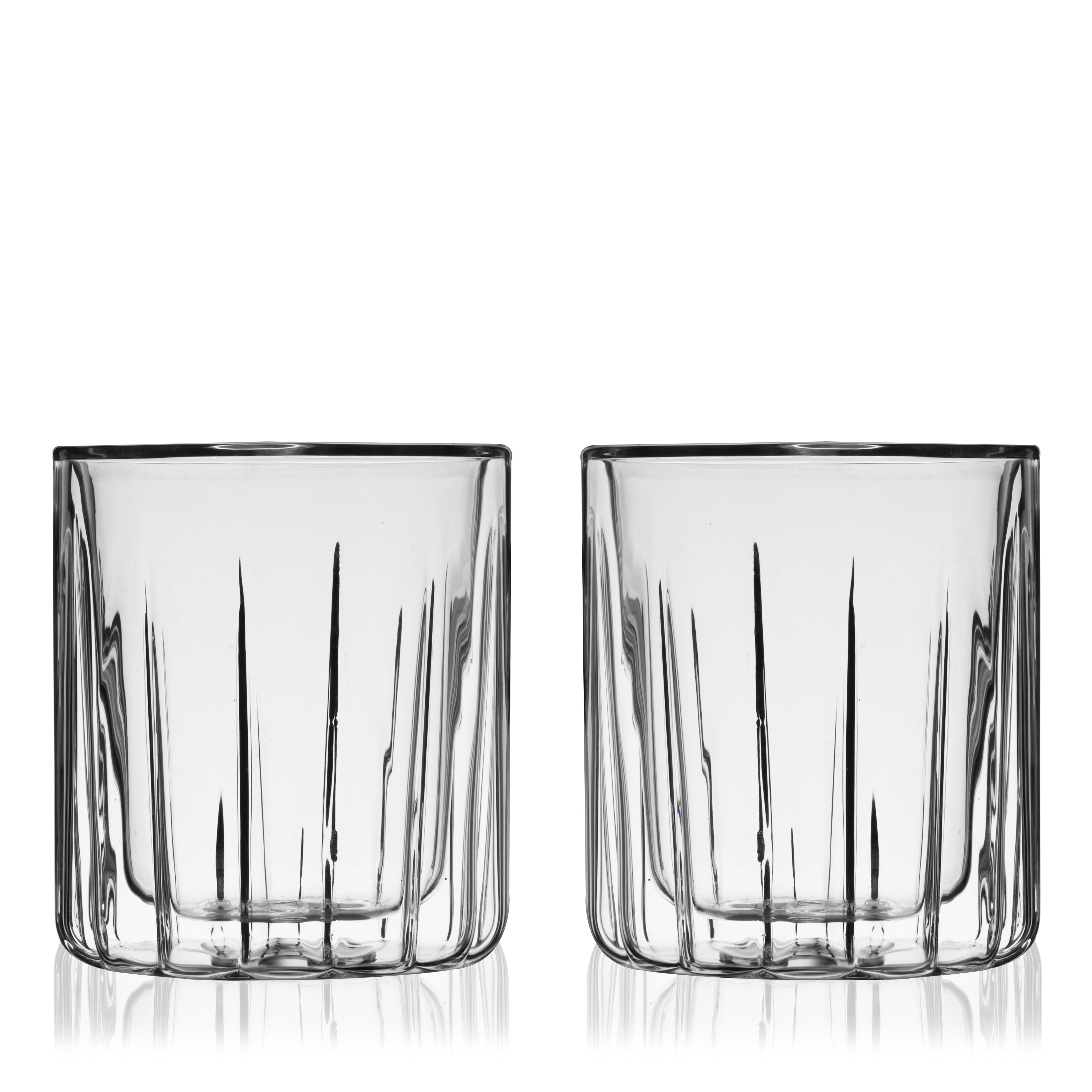 311,8 gram Rocks à whisky Highball en verre deux Face Fire 311,8 gram Rocks à whisky Highball en verre deux Face Fire
